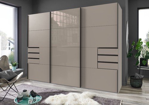 Saigon door grey glass - grey,