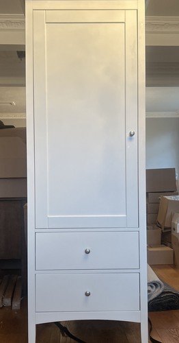 Single wardrobe white with - m&s,