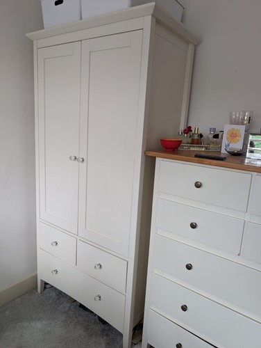 Cream wardrobe - m&s,