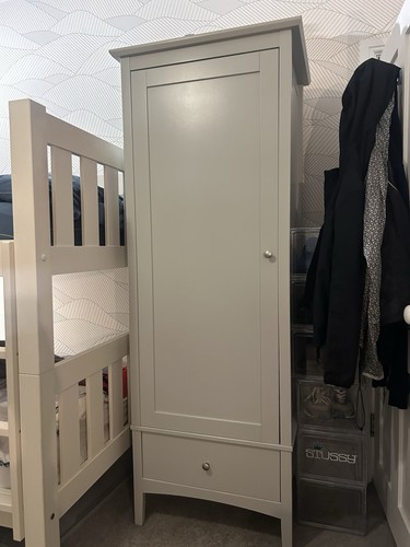 Grey painted single - m&s,
