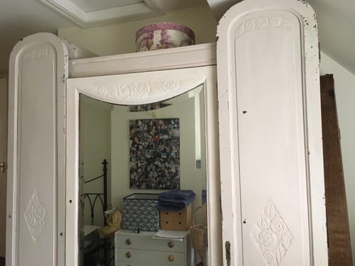 Vintage french wardrobe - -,
