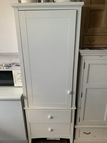 Wardrobe from white - wardrobe, m&s